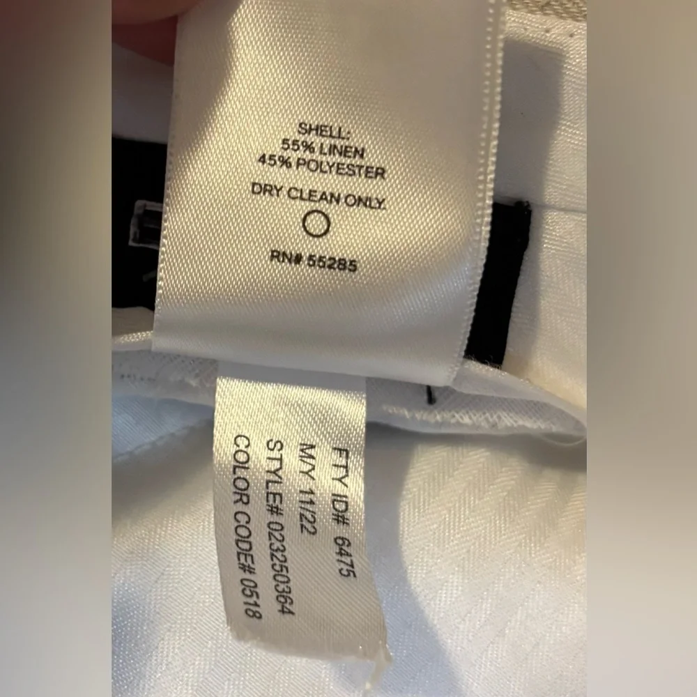 NWOT Express Men’s Size 30/30 Beige Slim Fit‎ Linen Blend Pants